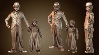 3D модель Чарли Чаплин Малыш (STL)