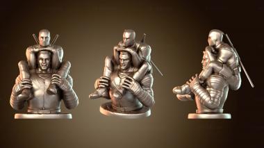 3D модель Колосс Дэдпул Половина (STL)