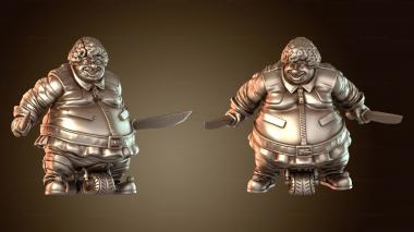 3D модель Кибер Батчой Клоун Ронард Мак Хотдог (STL)