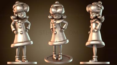 3D модель Цветочная ромашка (STL)