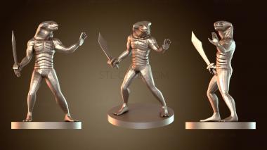 3D модель Дракон Юань-Ти, Шепчущий Мысли (STL)