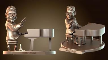 3D модель Элтон Джон (STL)