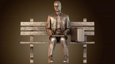 3D модель Скамейка Форреста Гампа (STL)