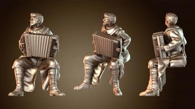 3D модель Французская армейская музыкальная группа (STL)