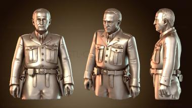 3D модель Генерал Джордж Паттон (STL)