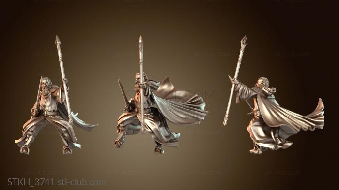 Статуэтки люди Голлнир Мудрый Верхом