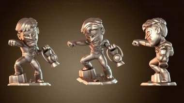 3D модель Зеленый Фонарь Чиби Простой (STL)
