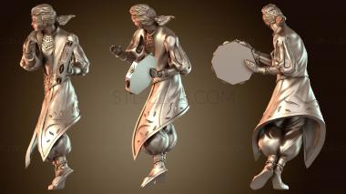 3D модель Полуэльфийка-бард Нанрис Эларалей (STL)