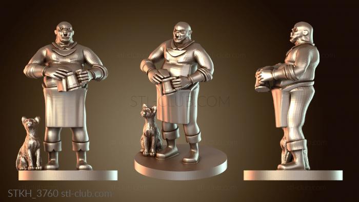 Полуоркский бар с кошкой