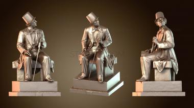 3D модель Ганс Христиан Андерсен (STL)