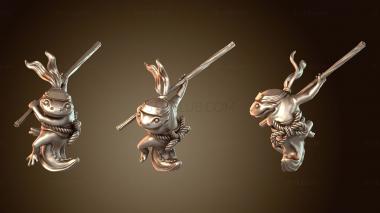 3D модель Ханзаки Ниндзя Ханамару (STL)