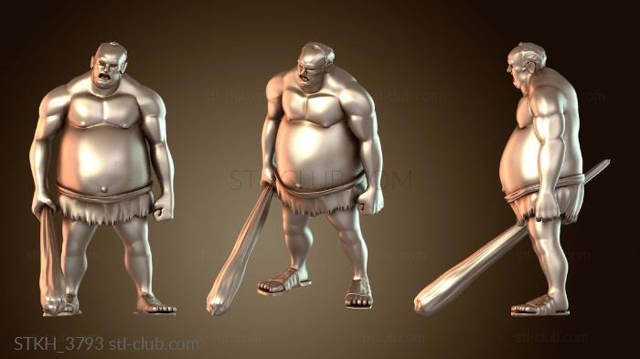 Статуэтки люди Стенд на гигантском холме