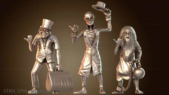 Статуэтки люди Призраки автостопа