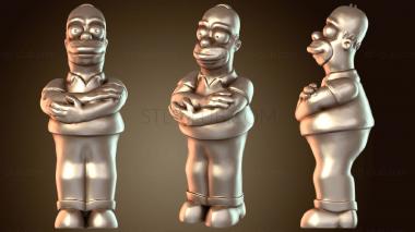3D модель Гомер Симпсон (STL)