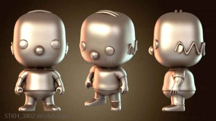 Статуэтки люди Гомер Симпсон в стиле Дафф Фанко