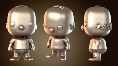 3D модель Гомер Симпсон в стиле Дафф Фанко (STL)