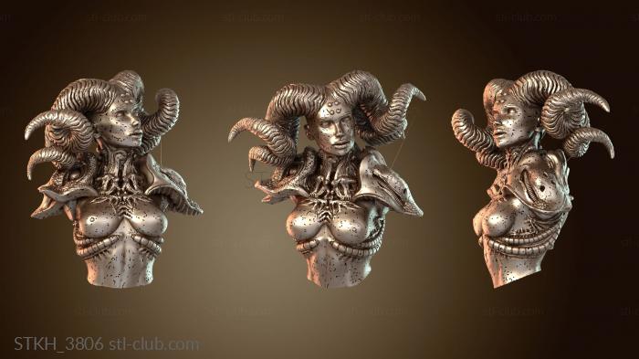 Статуэтки люди Рогатые женские рога