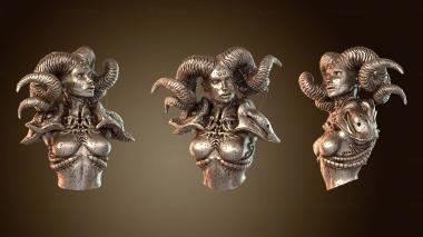 3D модель Рогатые женские рога (STL)