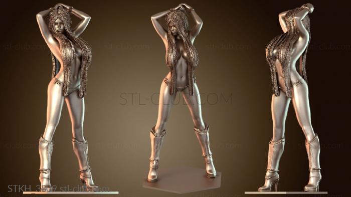 Статуэтки люди Горячая сексуальная девушка Карлла