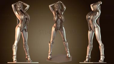 3D модель Горячая сексуальная девушка Карлла (STL)