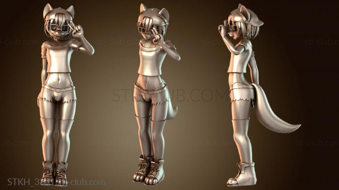 Статуэтки люди Джейд Киберволф и Икар