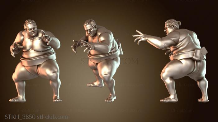 Японский борец сумо Тихий