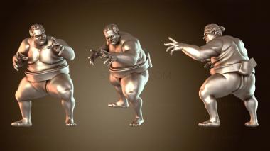 3D модель Японский борец сумо Тихий (STL)