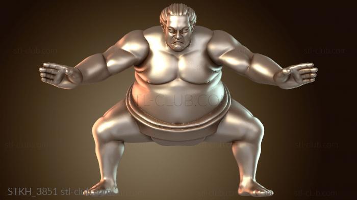 Дикий японский сумоист