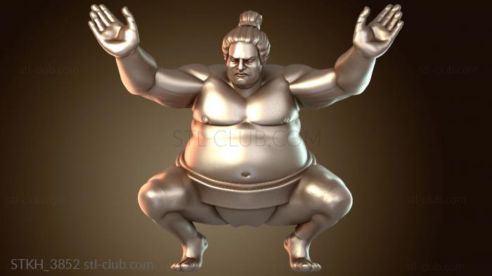 Молодой японский борец сумо