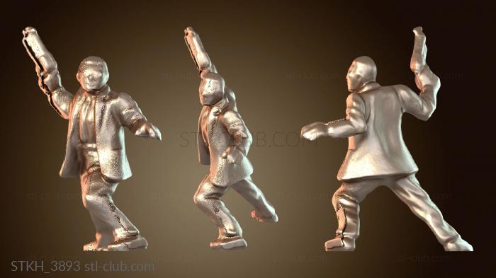 Статуэтки люди Карв Мага Агент Нед