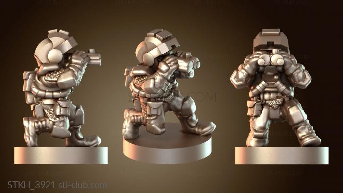 Статуэтки люди Наблюдатель на коленях