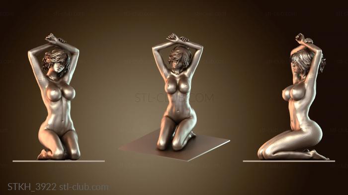 Статуэтки люди Женщина на коленях