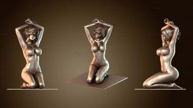 3D модель Женщина на коленях (STL)