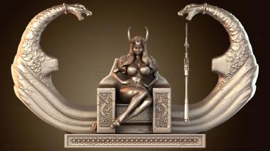 3D модель Леди Тор и Локи (STL)