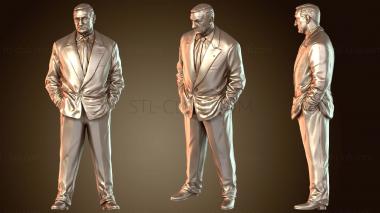 3D модель Лино Вентура (STL)