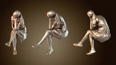 3D модель Мэди Лайвли (STL)