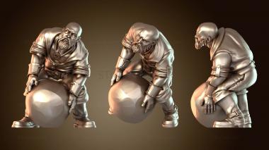 3D модель Минометный расчет, мужчина (STL)