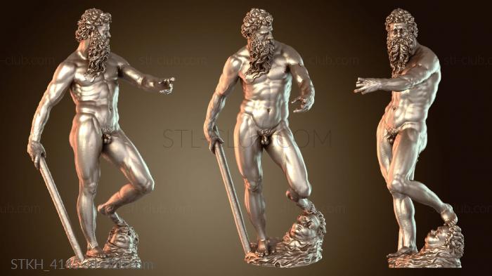 Бронзовая скульптура Нептуна (фламандский, Джованни да Болонья)