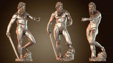 3D модель Бронзовая скульптура Нептуна (фламандский, Джованни да Болонья) (STL)