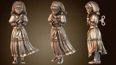 3D модель Нериксон Маленькая девочка-робот (STL)