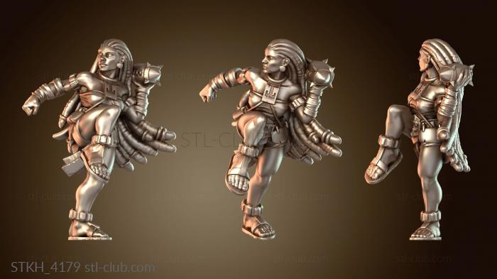 Статуэтки люди Метатель пантеры Проворный