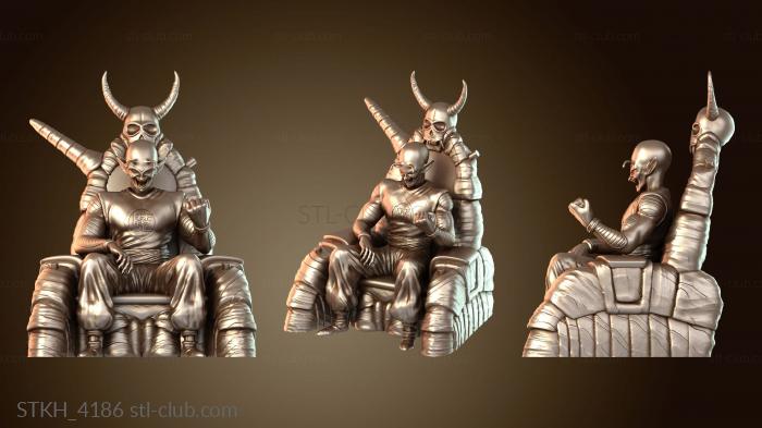 Статуэтки люди Пикколо на троне Dragon Ball – Молодой с правой антенной