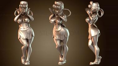 3D модель Поки-Грильс Радостный наполовину (STL)