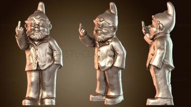 3D модель Грубый гном – Макс Флэт Пальцы (STL)