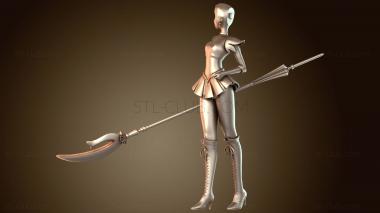 3D модель Сейлор Сатурн Проворный (STL)