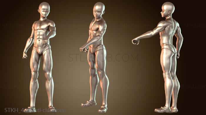 Статуэтки люди Сайтама и Тацумаки NSFW Alone