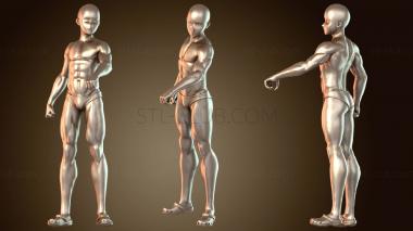 3D модель Сайтама и Тацумаки NSFW Alone (STL)