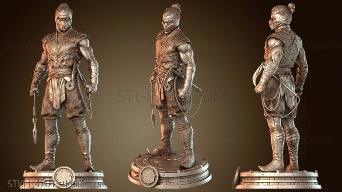 Статуэтки люди Скорпион с татуировкой