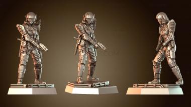 3D модель Женщина-убийца скорости (STL)