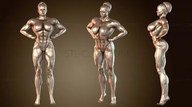 3D модель Сильный (STL)